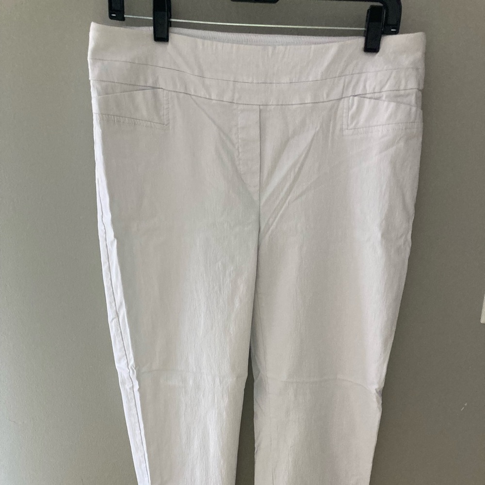 Zac & Rachel White Capri Dress pants size 12